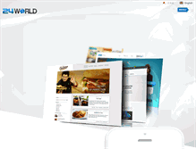 Tablet Screenshot of 24worldonline.com